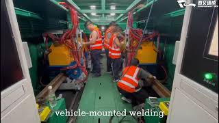 railway air pressure welding equipment