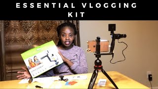 Cine digipower superstar essential vlogging kit from Walmart review / unboxing | beginner friendly