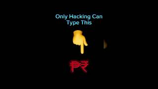 Only Hackers Can Type This | #shorts #viral