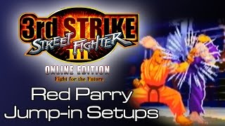 SF3 3rd Strike - Red Parry Jump-in Setups [HD]