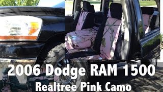 2006 Dodge RAM 1500 Pink Camo Seat Covers