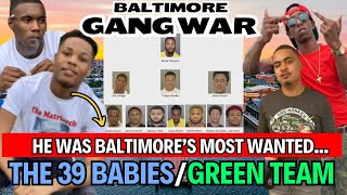 Baltimore Gang War - The 39 Babies/Green (Crips?) \u0026 Jalen Wise (The Cities Most Wanted)