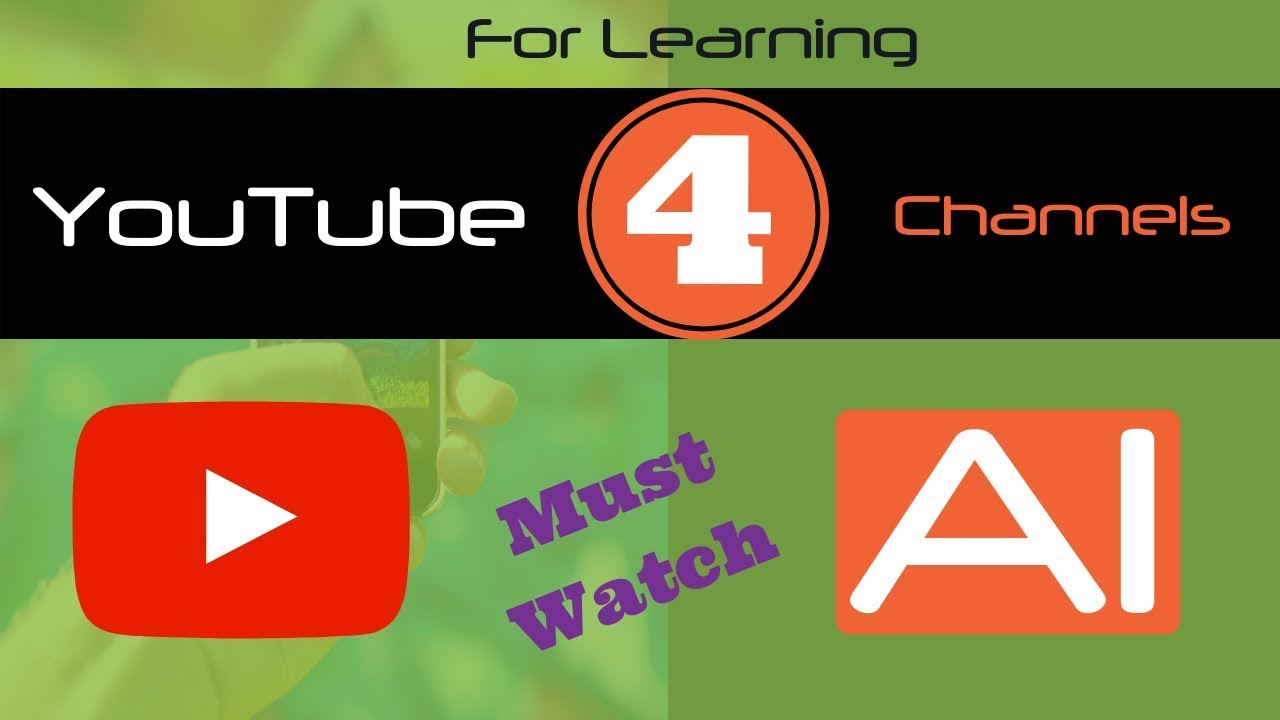 Top 4 Artificial Intelligence YouTube Channels - YouTube