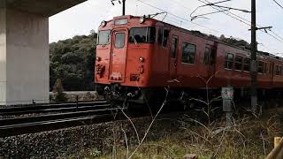 山陽本線　キハ４７型気動車回送。下関車両運用研修センター発→新山口支所行