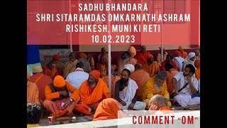 SADHU BHANDARA RISHIKESH 10.02.2023