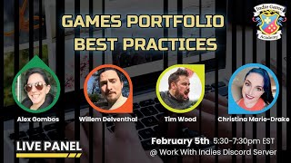 Games Portfolio Best Practices Panel \u0026 Review