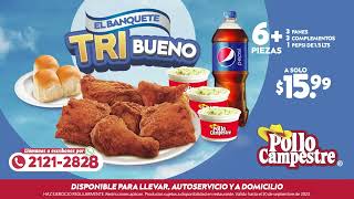 ¡Bueno, Buenísimo, TriBueno! Banquete TriBueno de Pollo Campestre.