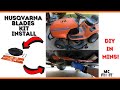 How To Easily Change Riding Lawn Mower Blades & Mulching Kit - Husqvarna LTH 130 [Complete Guide]