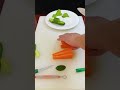 salad decorated with cucumber 🥒 and carrot 🥕 make carving cutting design skills knife skills