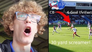 SCREAMERS GALORE AND A 6 GOAL THRILLER IN A RELEGATION SCRAP! (Scunthorpe vs Aldershot Vlog)