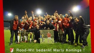 Voetbalwedstrijd Rood-Wit 1 - Unitas 1