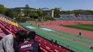 第1回京都陸協記録会 男子100m（畑③・山崎③）