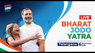 #INQUILABTV#Bharat Jodo Yatra | Alladurg to Mahadev Pally | Medak | Telangana