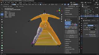 Blender Tutorial for Second Life - Ebody Reborn Body: Rigging and Weight painting a dress