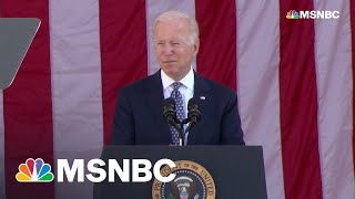 Biden Praises Veterans Who 'Defend And Serve American Values'