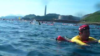 7/4 基隆外木山海上長泳(4) on July 4, 2010 Taiwan,Keelung City sea swimming(SwimBlogger)