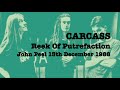 carcass john peel 13th december 1988