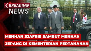 BREAKING NEWS - Upacara Militer Menteri Sjafrie Sambut Menhan Jepang di Kementerian Pertahanan