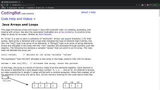CodingBat Array 1 firstLast6 sameFirstLast