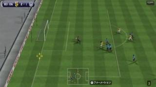 【Wiiイレ2012】１対２をスライドドリブルで突破