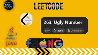 Ugly Number || Leetcode - 263 || Java