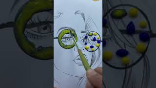 💛+💙=？  Satisfying Créative Art That At Another Level Part #Shorts #art #draw #drawing #painting