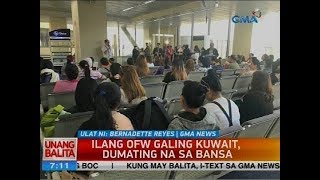 Ilang Ofw Galing Kuwait, Dumating Na Sa Bansa