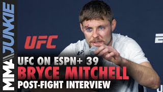 Bryce Mitchell issues anti-mask statement after win | UFC on ESPN+ 39 post-fight interview