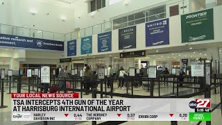 TSA intercepts loaded firearm at Harrisburg International Airport