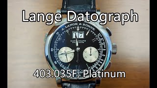 2002 Lange Datograph Platinum