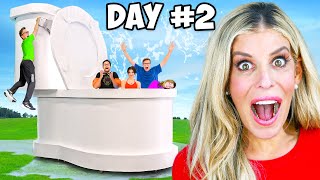 Last to Leave Brent Rivera’s Giant Toilet Wins $10,000