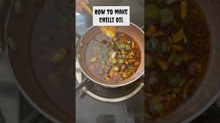 Restaurant style chilli oil 🌶️| How to make chilli oil | #shorts #chillioil