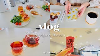 〔 vlog 〕  ✳︎ 5 days daily life ✳︎ ご褒美のお茶・自宅ごはん・ラーメン  │  仕事も家事も頑張った自分を褒めまくる