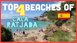 4 TOP BEACHES NEAR CALA RATJADA/NORTHEAST /MALLORCA SPAIN