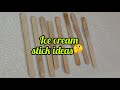 ice cream stick photo frame  craft ideas🤔😊easy photo frame/room decorating ideas #shorts #trending