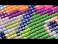 Relaxing ASMR Diamond Painting - Satisfying & Relaxing - Real Time - No Talking