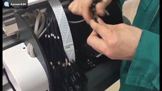 How to install Epson TX800 heads(Audley UV9060 head installation video)