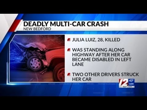 Woman Killed In New Bedford Crash - YouTube