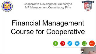 Financial Management Course for Cooperatives