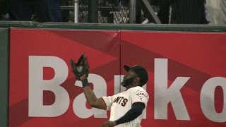 TOR@SF: Span jumps to rob Donaldson at the wall