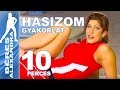 Béres Alexandra torna ||  Hasizom gyakorlatok  || 10 perc