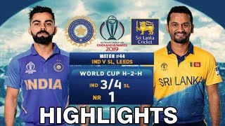 India Vs Sri Lanka Highlights || ICC Cricket World Cup 2019 - Match Highlights Privew
