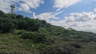 八重山諸島の黒島。伊古桟橋から黒島灯台まで約3キロ北南縦断です。