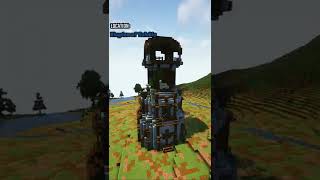 Minecraft Pillager Outpost Transformation #shorts