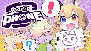 【Gartic Phone】視聴者参加型｜ディープブリザード魔王様とお絵描きコラボ！【南登かなる】