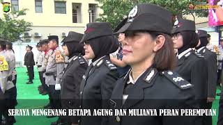 Peringati Hari Ibu, Polres Jakbar Gelar Upacara Bendera