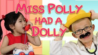 Miss Polly Had a Dolly | Nursery Rhymes | Educational | Pocket Preschool