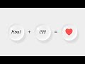 Html + CSS = Love ♥ @OnlineTutorialsYT  | CSS Only Water Drop Effects