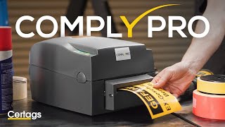 ComplyPro Thermal Transfer Printer Makes Tagging Easy