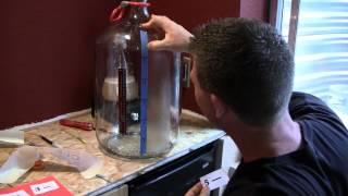 Glass Carboy Etching Part 1 of 2 Videos